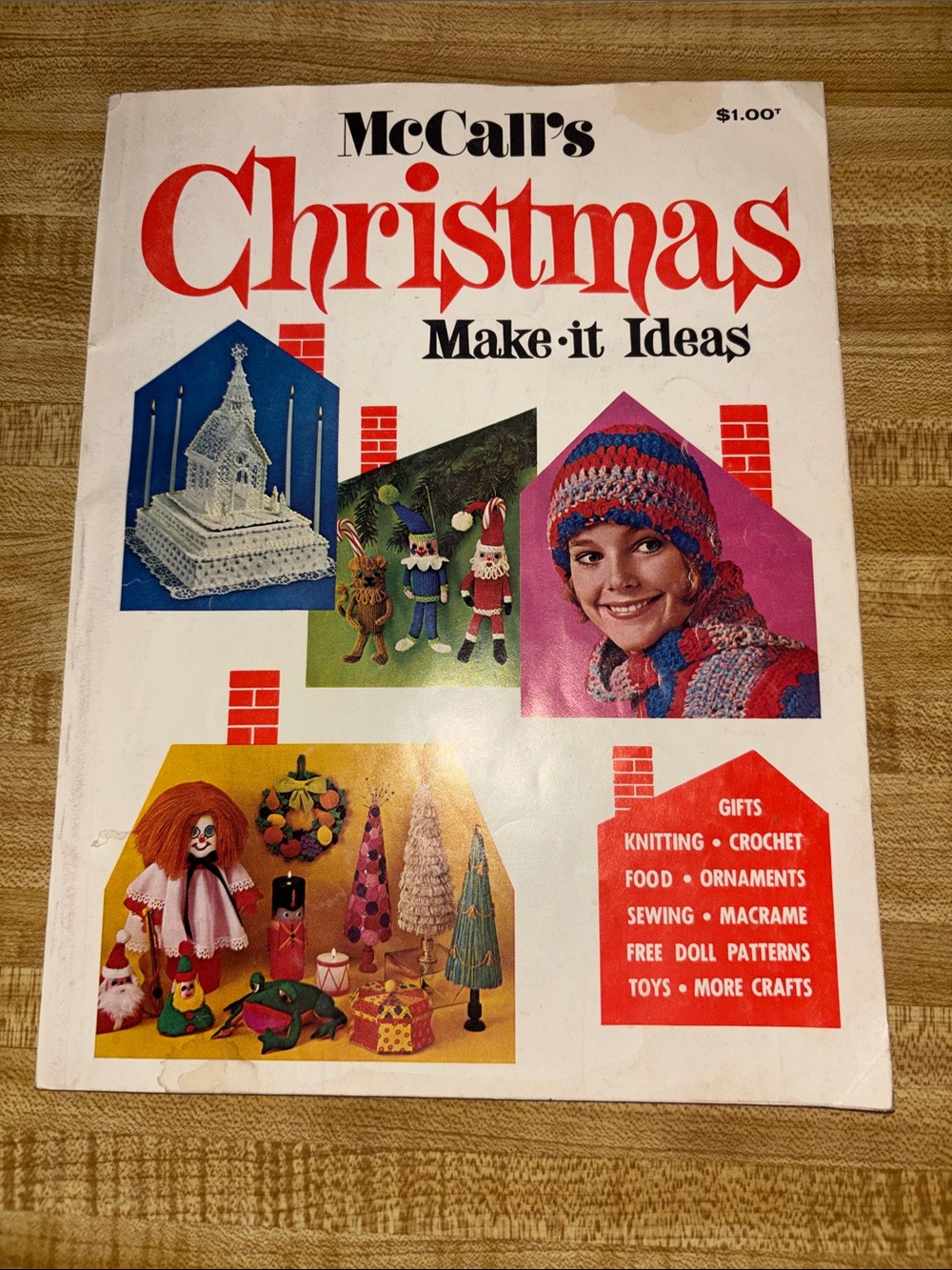 McCall's Christmas Make-it Ideas Vintage Craft Booklet